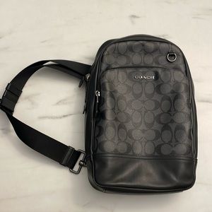 Coach backpack purse.